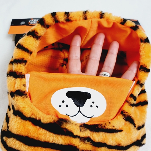 Hide And Eek Adult Tiger Headwear Halloween Costume - Picture 3 of 4